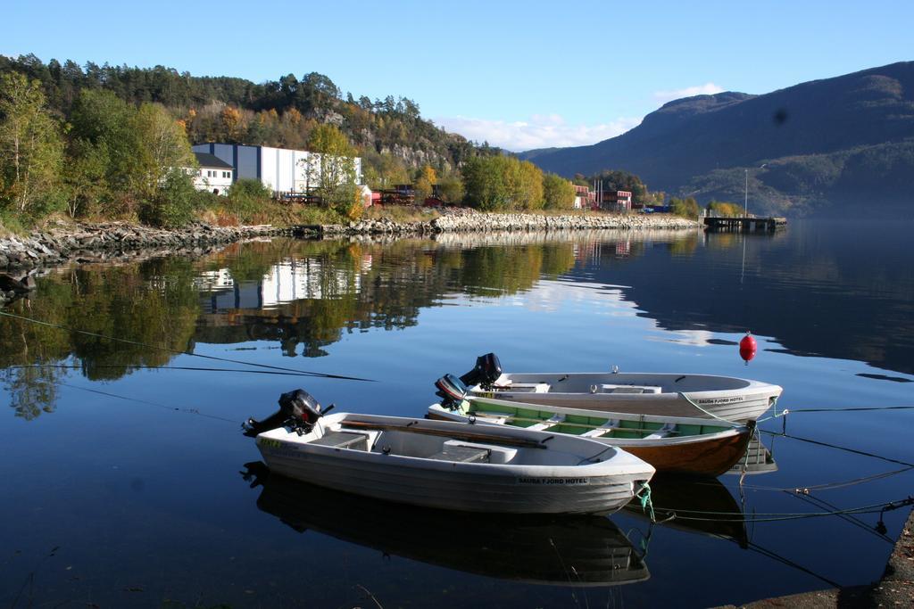Sauda Fjord Camping Saudasjøen Eksteriør billede